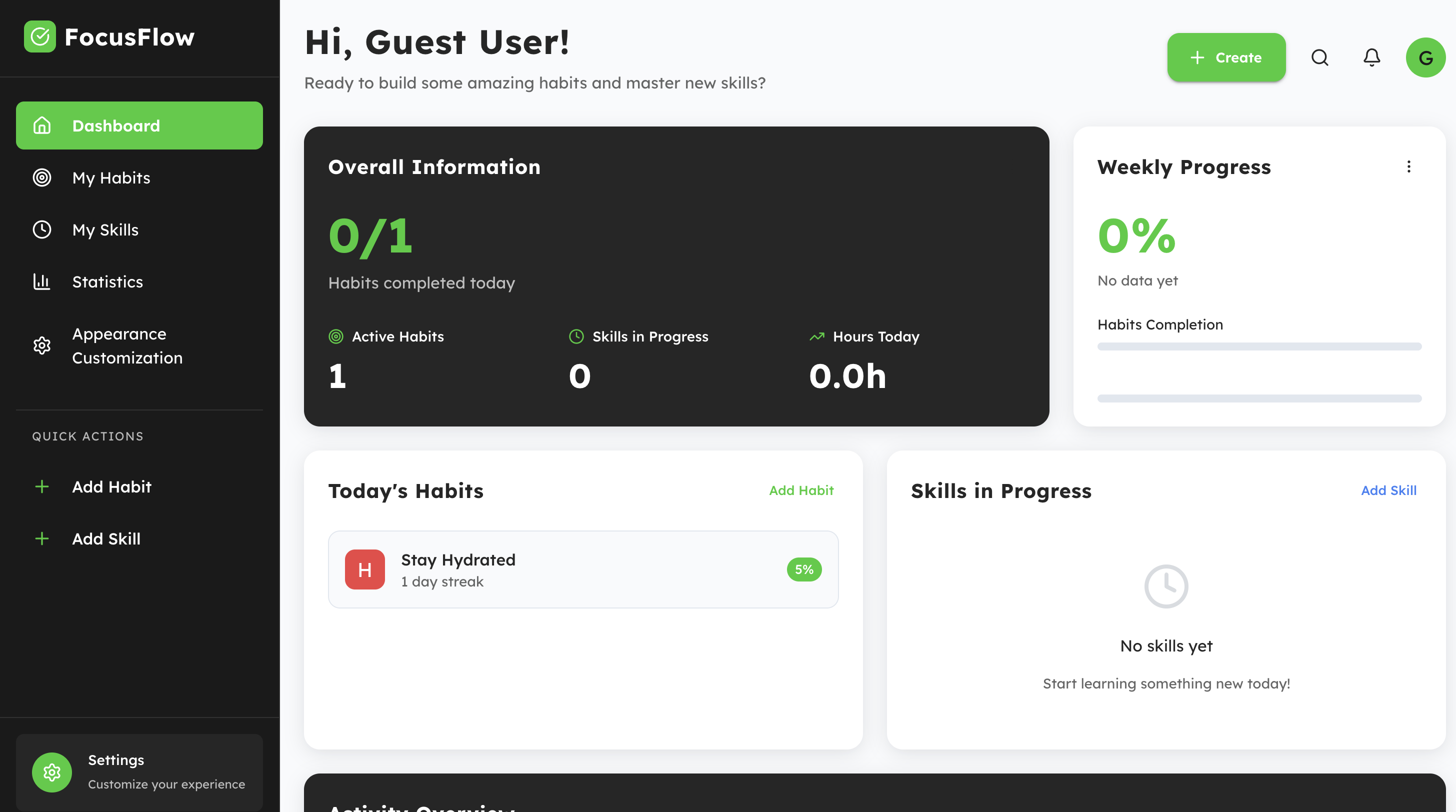 FocusFlow App Screenshot